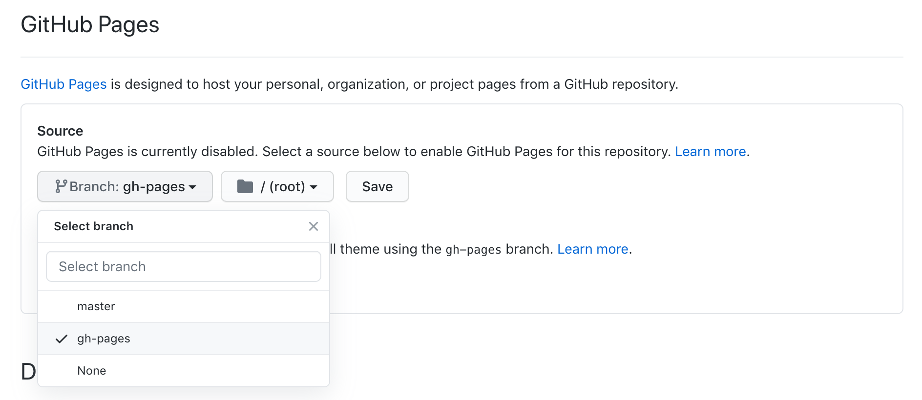 github-pages-enable